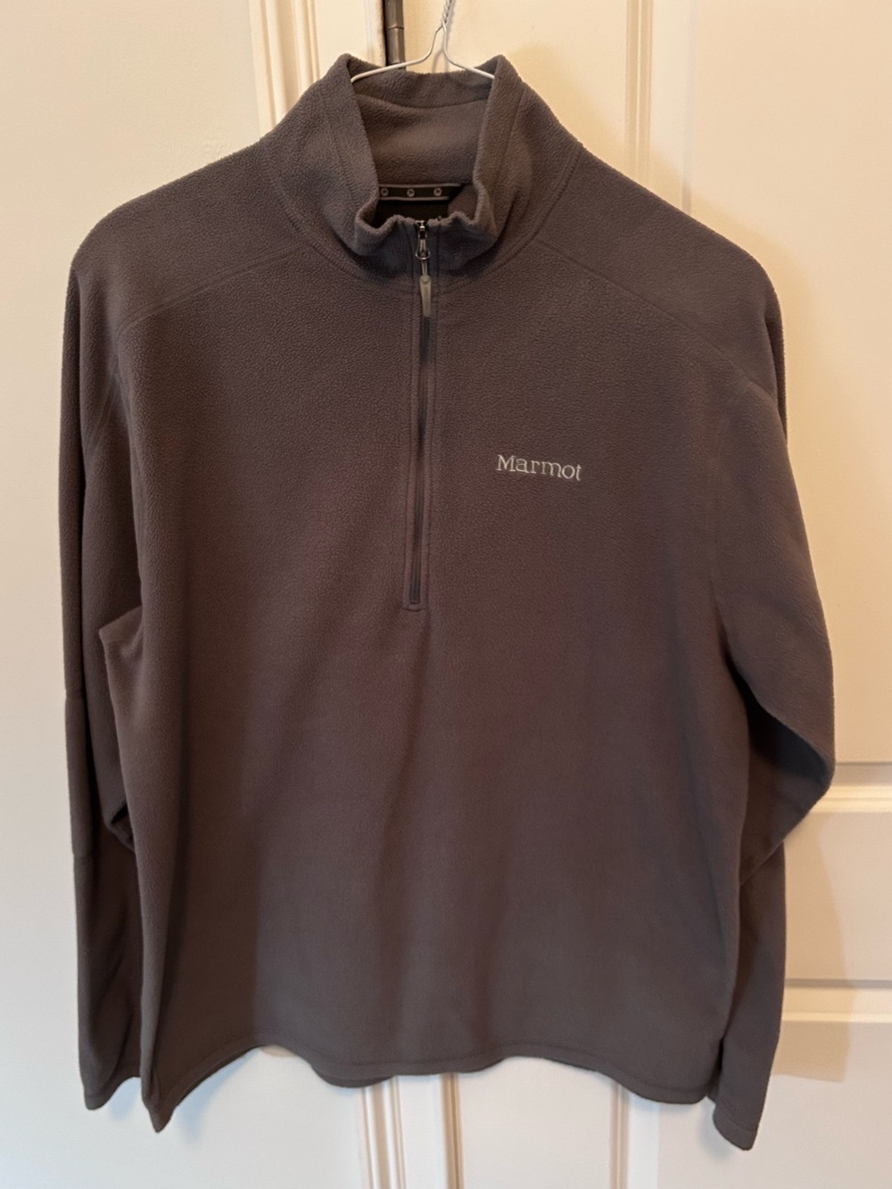 Marmot Men’s Charcoal Gray Half-Zip Fleece Pullover